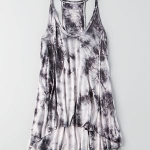 Soft and Sexy AEO tie-dye hi-low tank